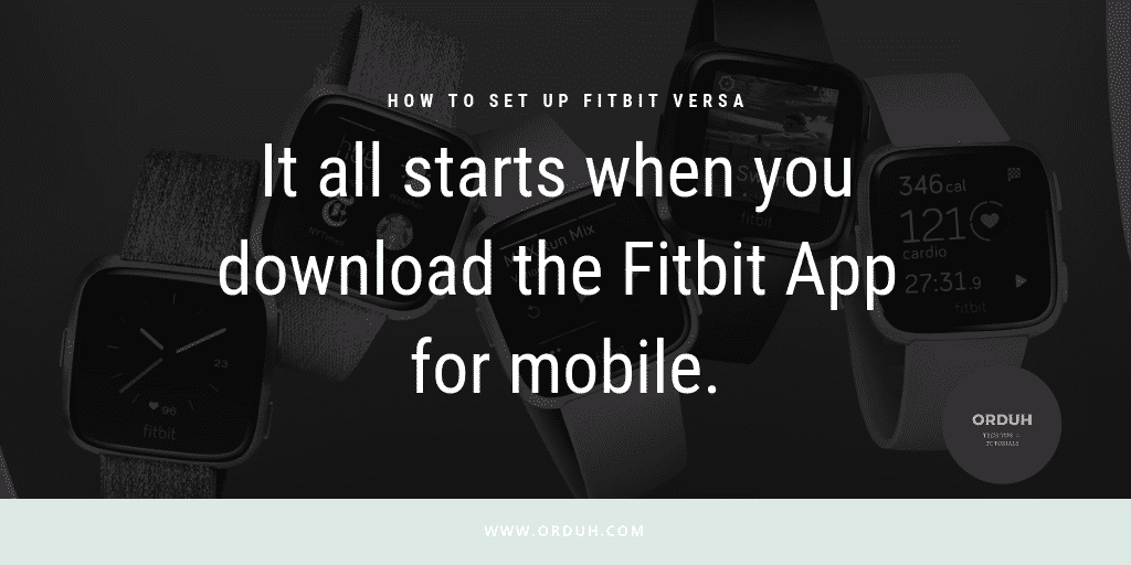 Cómo configurar Fitbit Versa