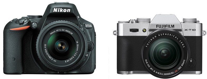 Nikon D5500 vs Fujifilm X-T10: fotografías, vídeos, reseñas, comparación