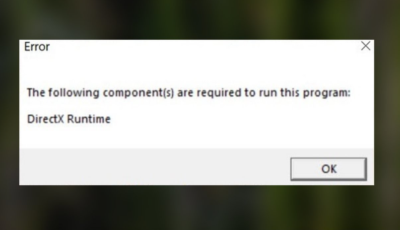 Error "Se requieren los siguientes componentes" en Windows 10/11
